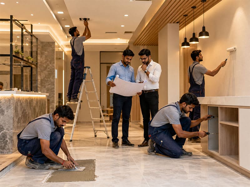 Civil & Interior Work Services in India